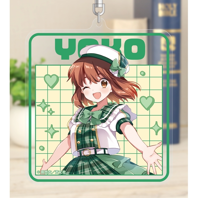 きんいろモザイク 原悠衣先生 描き下ろし 猪熊陽子 アイドル風衣装ver. BIGアクリルキーホルダー 画像 3 | AniSmile