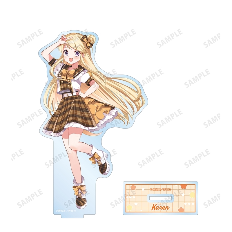 きんいろモザイク 原悠衣先生 描き下ろし 九条カレン アイドル風衣装ver. BIGアクリルスタンド 画像 3 | AniSmile