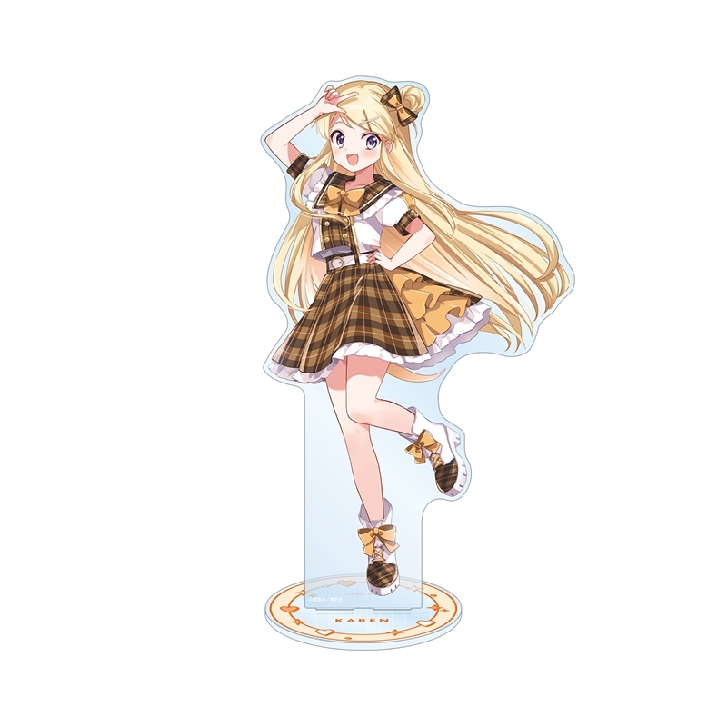 きんいろモザイク 原悠衣先生 描き下ろし 九条カレン アイドル風衣装ver. 特大アクリルスタンド - 公式商品画像 | AniSmile