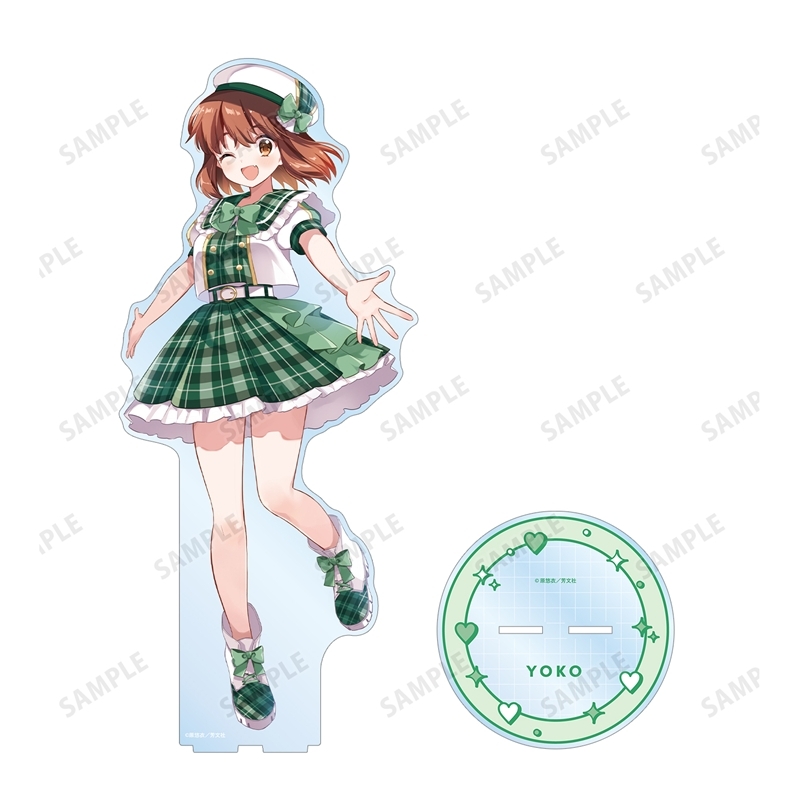 きんいろモザイク 原悠衣先生 描き下ろし 猪熊陽子 アイドル風衣装ver. 特大アクリルスタンド 画像 3 | AniSmile