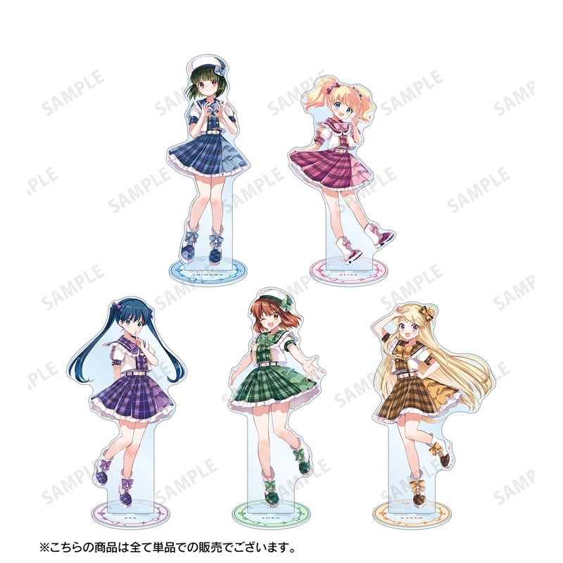 きんいろモザイク 原悠衣先生 描き下ろし 猪熊陽子 アイドル風衣装ver. 特大アクリルスタンド 画像 4 | AniSmile