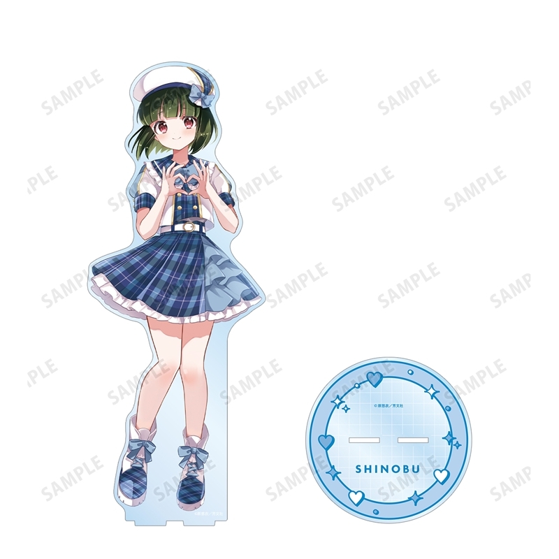 きんいろモザイク 原悠衣先生 描き下ろし 大宮忍 アイドル風衣装ver. 特大アクリルスタンド 画像 3 | AniSmile