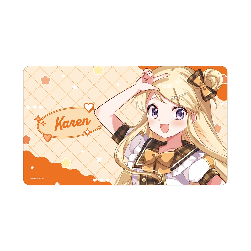 きんいろモザイク 原悠衣先生 描き下ろし 九条カレン アイドル風衣装ver. マルチデスクマット - 公式商品画像 | AniSmile