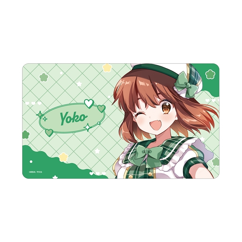 きんいろモザイク 原悠衣先生 描き下ろし 猪熊陽子 アイドル風衣装ver. マルチデスクマット - 公式商品画像 | AniSmile