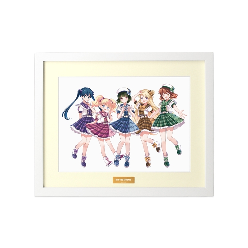 きんいろモザイク 原悠衣先生 描き下ろし 集合 アイドル風衣装ver. A4キャラファイングラフ - 公式商品画像 | AniSmile
