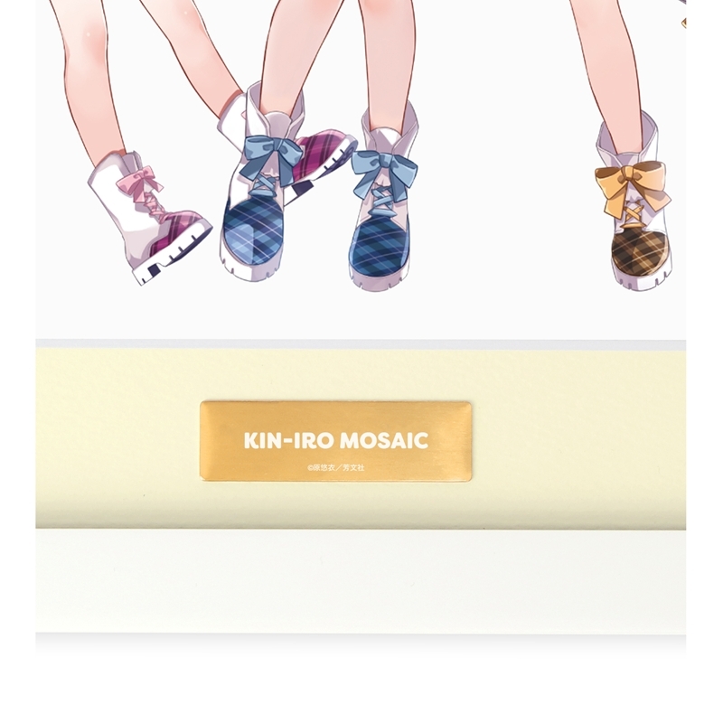 きんいろモザイク 原悠衣先生 描き下ろし 集合 アイドル風衣装ver. A4キャラファイングラフ 画像 4 | AniSmile