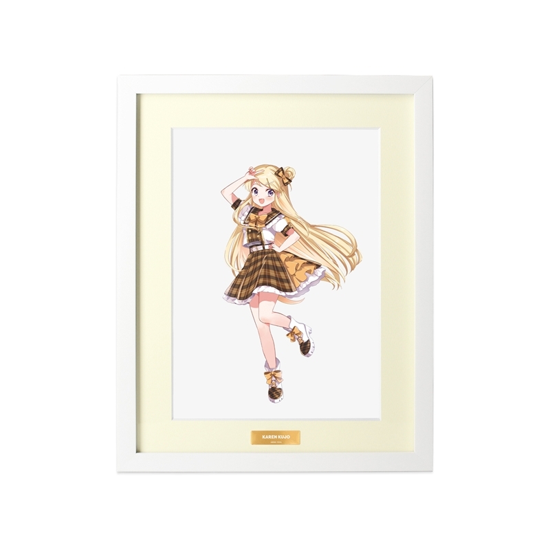 きんいろモザイク 原悠衣先生 描き下ろし 九条カレン アイドル風衣装ver. A4キャラファイングラフ - 公式商品画像 | AniSmile