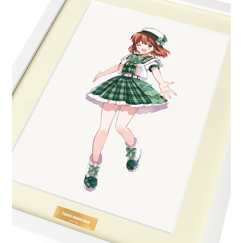 きんいろモザイク 原悠衣先生 描き下ろし 猪熊陽子 アイドル風衣装ver. A4キャラファイングラフ 画像 3 | AniSmile