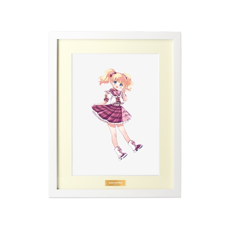 きんいろモザイク 原悠衣先生 描き下ろし アリス・カータレット アイドル風衣装ver. A4キャラファイングラフ - 公式商品画像 | AniSmile