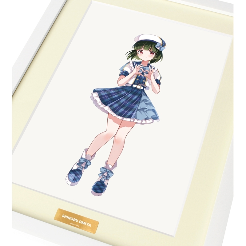 きんいろモザイク 原悠衣先生 描き下ろし 大宮忍 アイドル風衣装ver. A4キャラファイングラフ 画像 3 | AniSmile