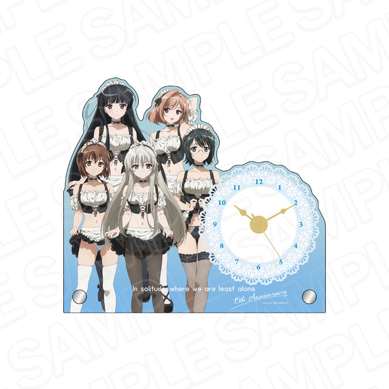 ヨスガノソラ アクリルクロック たくし上げメイド ver. - AniSmile