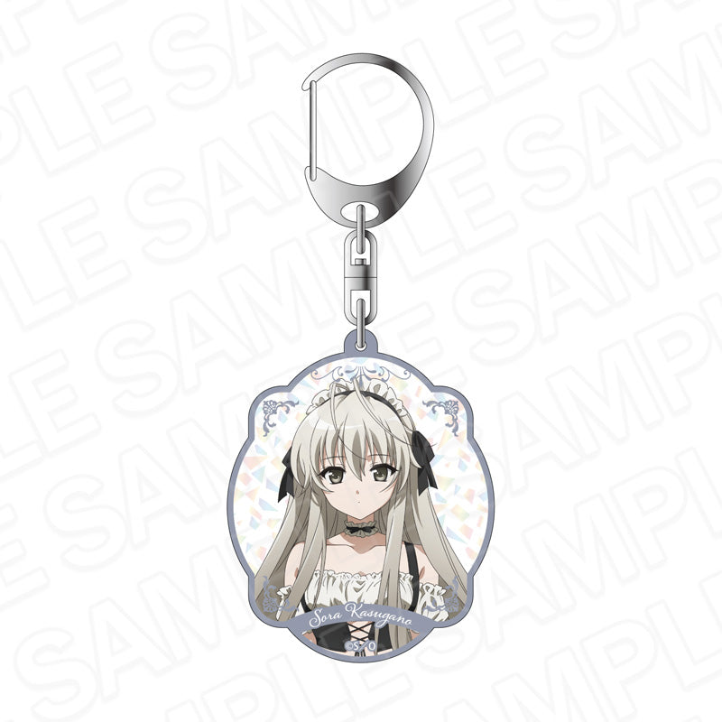 ヨスガノソラ ホログラムアクリルキーホルダー 春日野 穹 たくし上げメイド ver. - AniSmile