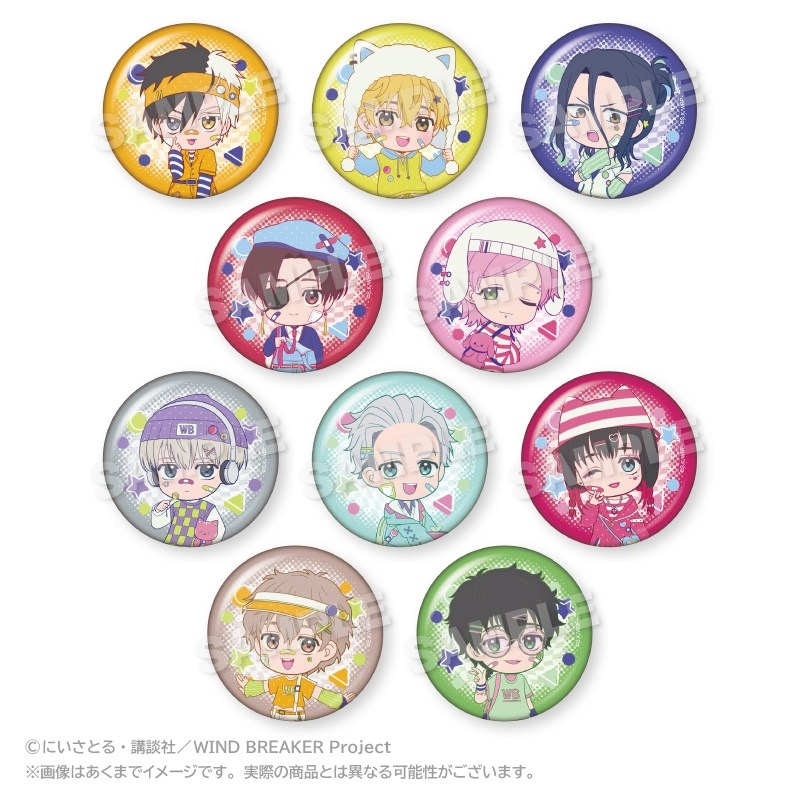 WIND BREAKER トレーディング缶バッジ vivid ver. - AniSmile