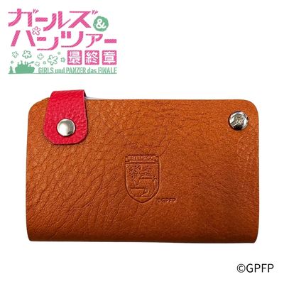 「ガールズ&パンツァー 最終章」レザースライドカードケース 聖グロリアーナ女学院 - 公式商品画像 | AniSmile