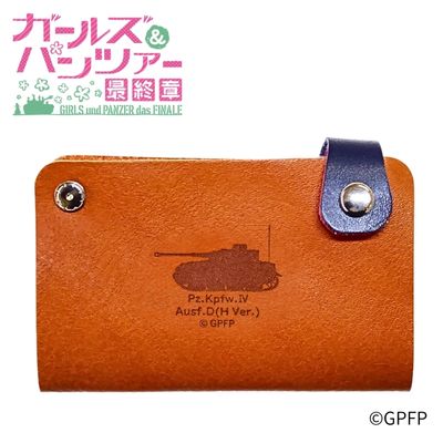 「ガールズ&パンツァー 最終章」レザースライドカードケース 大洗女子学園 画像 2 | AniSmile