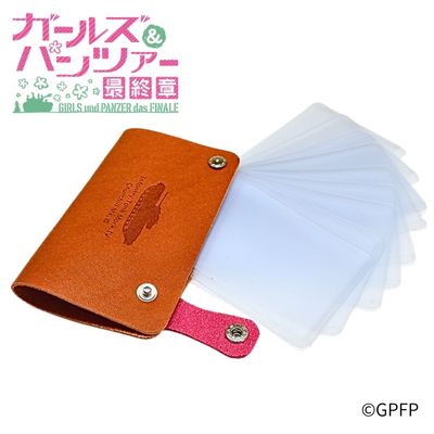 「ガールズ&パンツァー 最終章」レザースライドカードケース 大洗女子学園 画像 3 | AniSmile