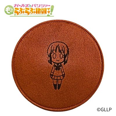 「ガールズ&パンツァー らぶらぶ大作戦です!」レザーコースター 西住 みほ - 公式商品画像 | AniSmile