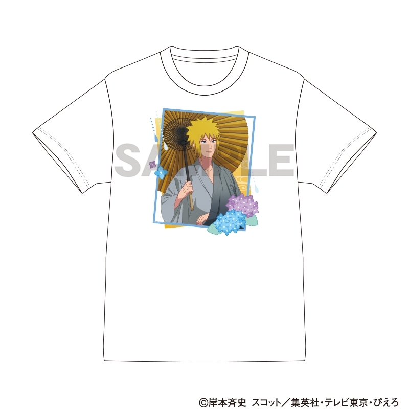 NARUTO-ナルト- 疾風伝 Tシャツ 波風ミナト 五月雨 - 公式商品画像 | AniSmile