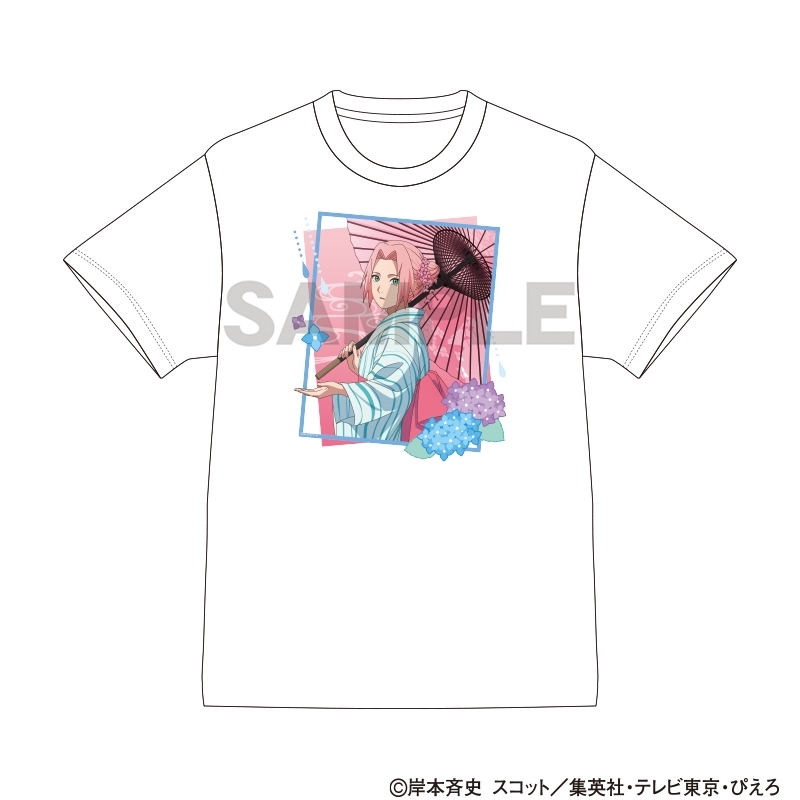 NARUTO-ナルト- 疾風伝 Tシャツ 春野サクラ 五月雨 - 公式商品画像 | AniSmile