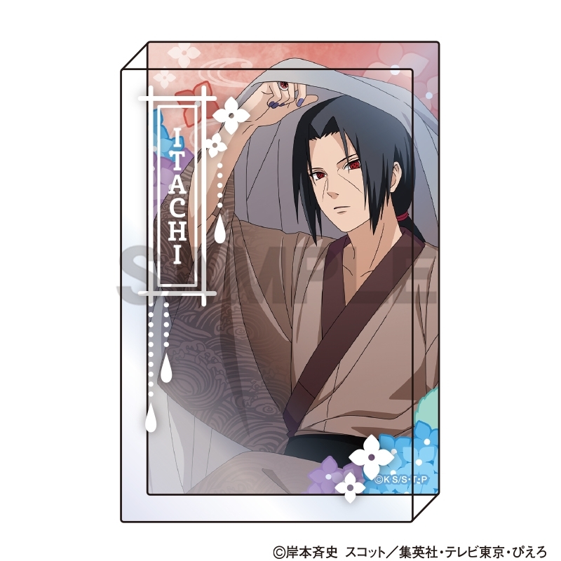 NARUTO-ナルト- 疾風伝 アクリルブロック うちはイタチ 五月雨 - 公式商品画像 | AniSmile