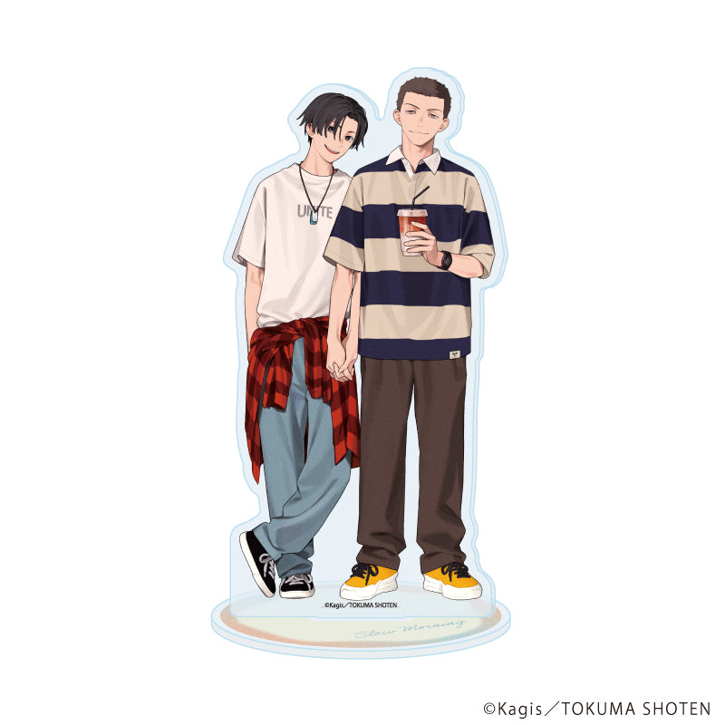 アクリルスタンド「スロウモーニング」01/川上 夏生&高山 壱成(描き下ろしイラスト) - 公式商品画像 | AniSmile