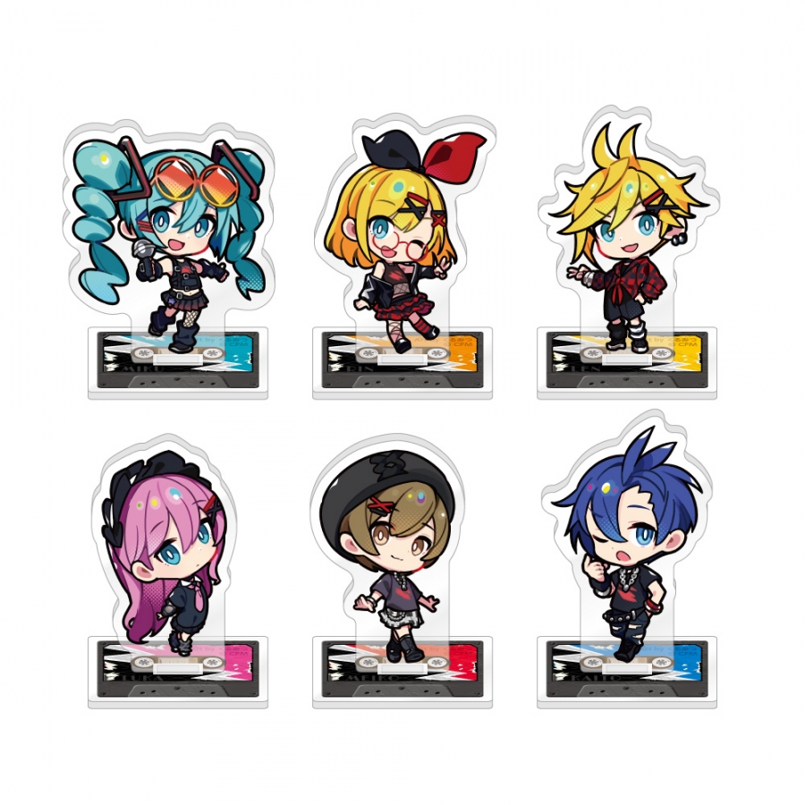 初音ミク トレーディングちびキャラアクリルスタンド バンドver. - AniSmile
