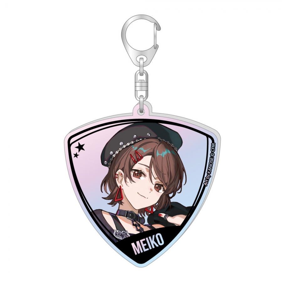 初音ミク ピック型オーロラアクリルキーホルダー バンドver. MEIKO - 公式商品画像 | AniSmile