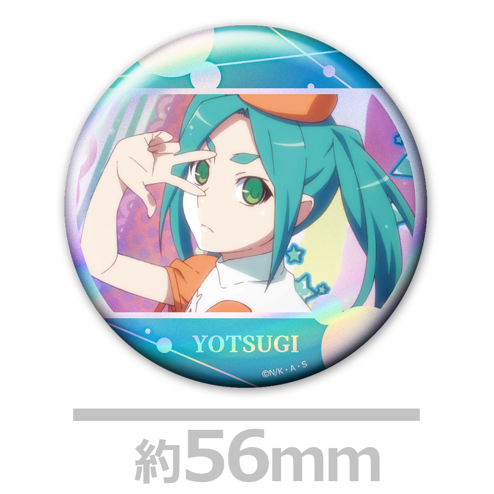 <物語>シリーズ ホログラム缶バッジ2個セット 斧乃木余接 画像 2 | AniSmile