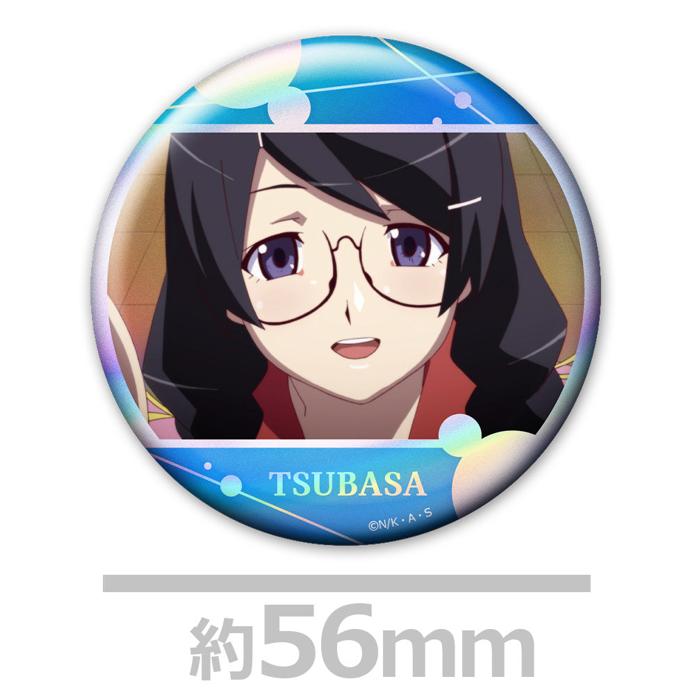<物語>シリーズ ホログラム缶バッジ2個セット 羽川翼 画像 2 | AniSmile