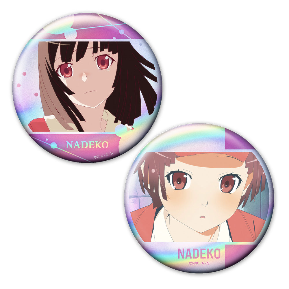 <物語>シリーズ ホログラム缶バッジ2個セット 千石撫子 - 公式商品画像 | AniSmile