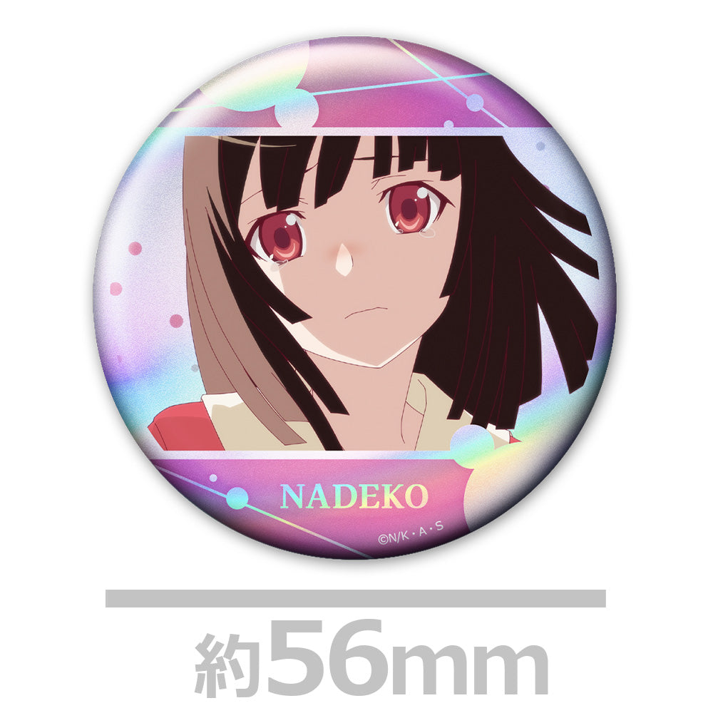 <物語>シリーズ ホログラム缶バッジ2個セット 千石撫子 画像 2 | AniSmile