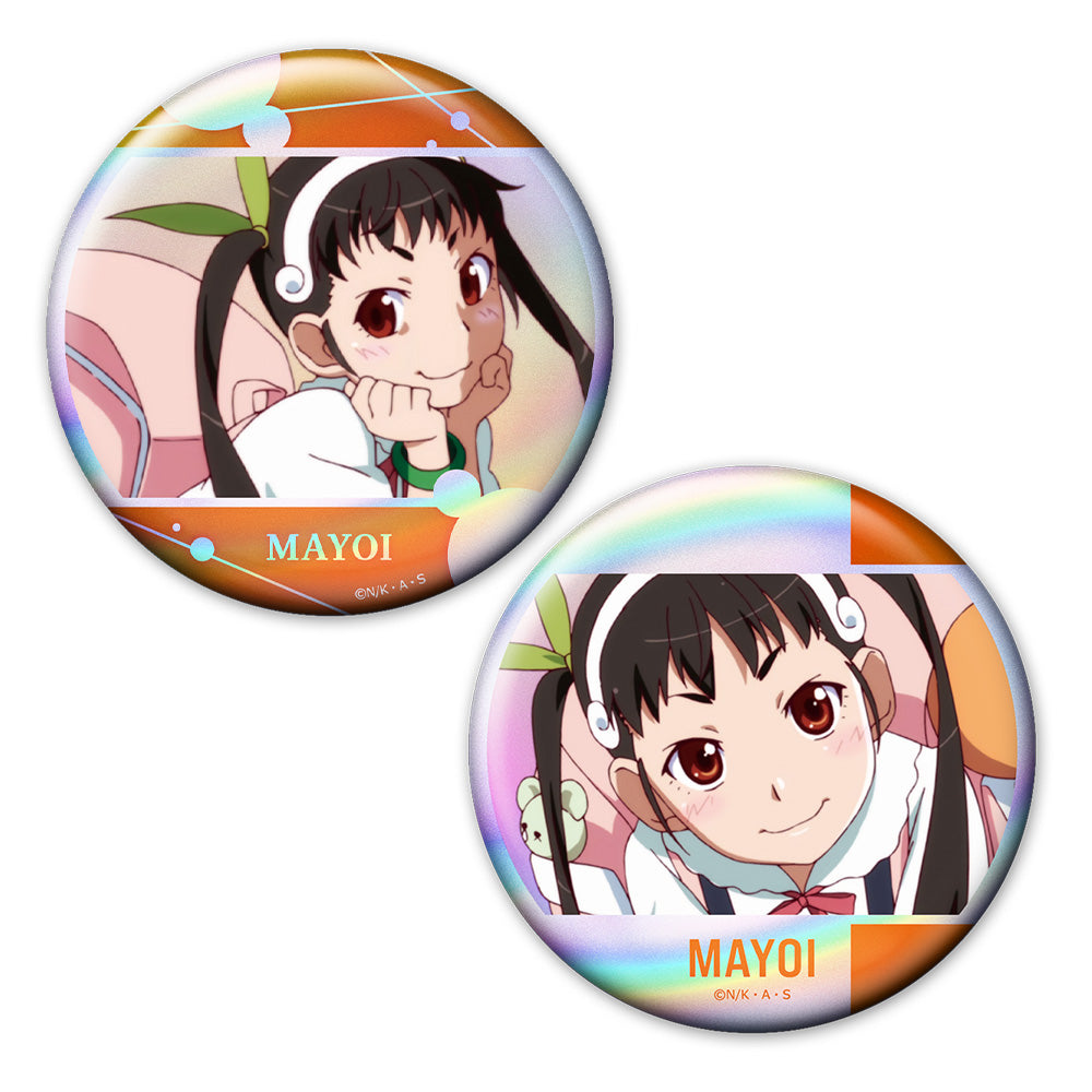 <物語>シリーズ ホログラム缶バッジ2個セット 八九寺真宵 - 公式商品画像 | AniSmile