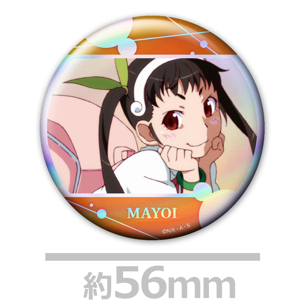 <物語>シリーズ ホログラム缶バッジ2個セット 八九寺真宵 画像 2 | AniSmile