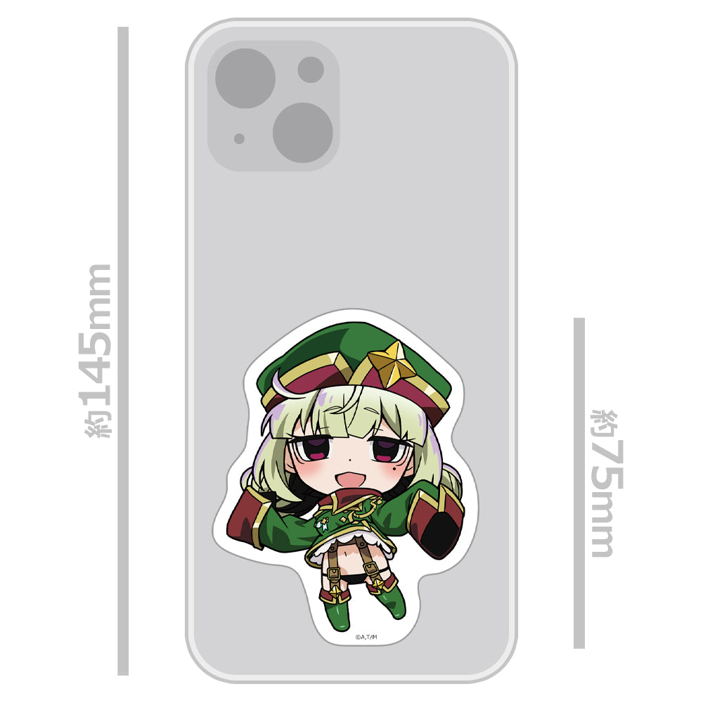 魔法少女にあこがれて ダイカットステッカー レオパルト デフォルメver. 画像 3 | AniSmile