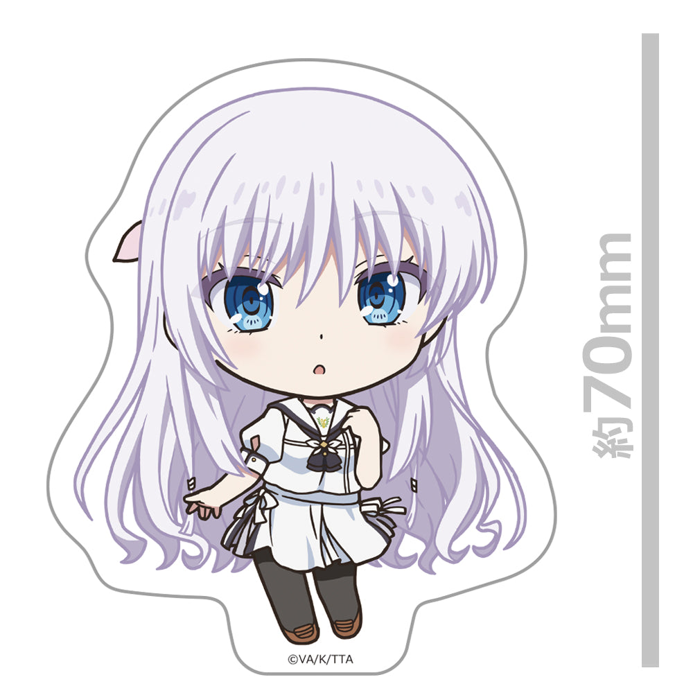 Summer Pockets ダイカットステッカー 鳴瀬 しろは デフォルメver. Image 2 | AniSmile