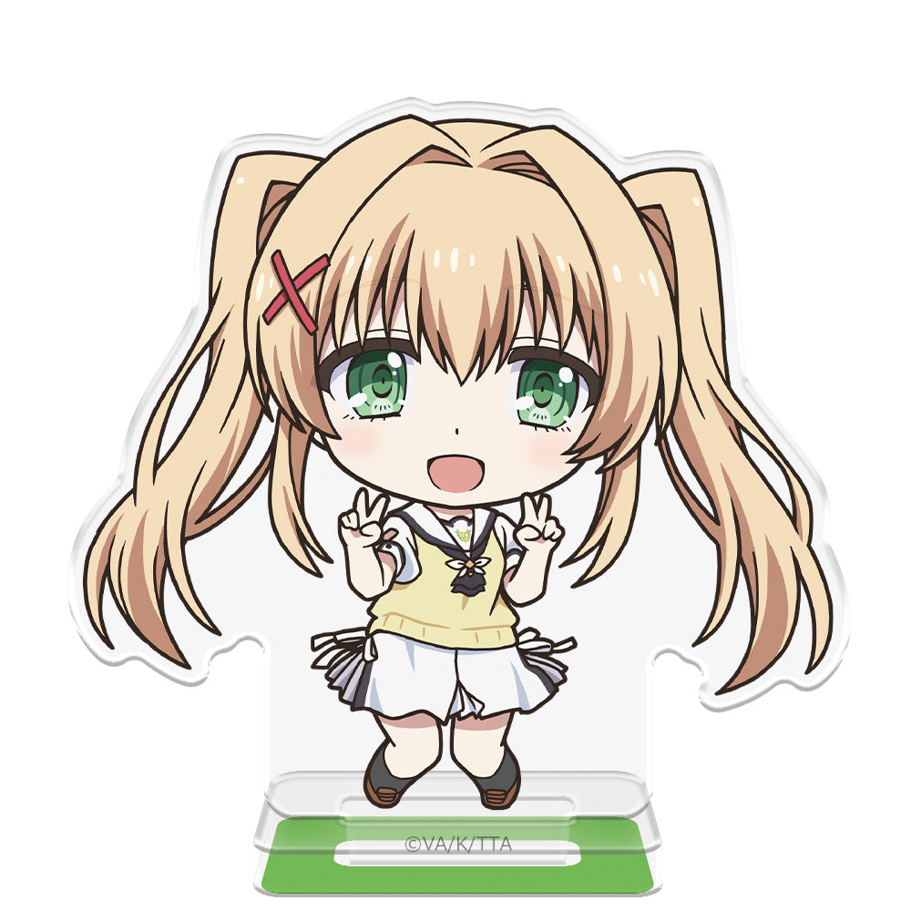 Summer Pockets アクリルキャラスタンド しろは&蒼&鴎&紬 デフォルメキャラ 画像 5 | AniSmile