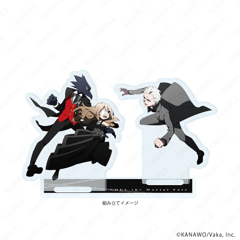 アクリルスタンドプレート「被虐のノエル」03/ノエル・チェルクェッティ&カロンVSラッセル・バロウズ(公式イラスト) Image 2 | AniSmile