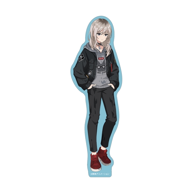 ガールズバンドクライ 描き下ろし 河原木 桃香 In the rain ver. ダイカットステッカー - 公式商品画像 | AniSmile