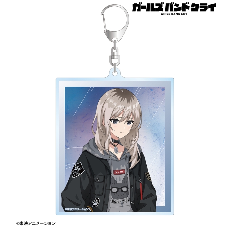ガールズバンドクライ 描き下ろし 河原木 桃香 In the rain ver. BIGアクリルキーホルダー 画像 2 | AniSmile