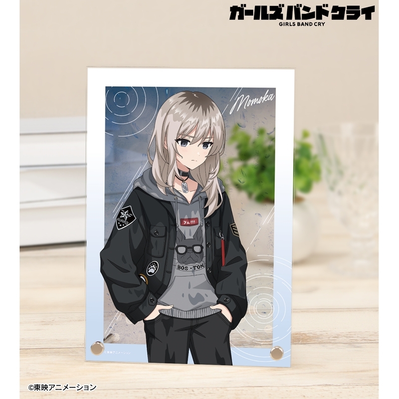 ガールズバンドクライ 描き下ろし 河原木 桃香 In the rain ver. A5アクリルパネル 画像 2 | AniSmile