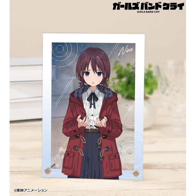 ガールズバンドクライ 描き下ろし 井芹 仁菜 In the rain ver. A5アクリルパネル 画像 2 | AniSmile