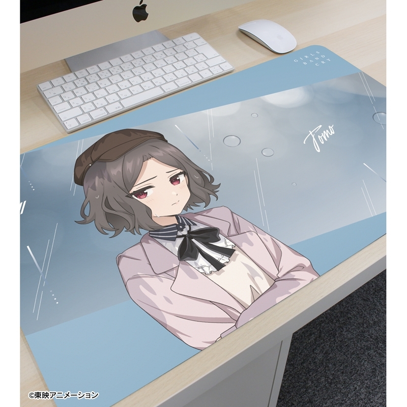 ガールズバンドクライ 描き下ろし 海老塚 智 In the rain ver. マルチデスクマット 画像 3 | AniSmile