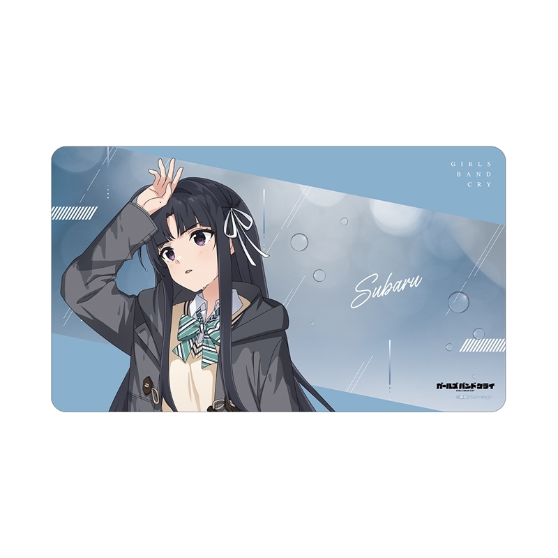 ガールズバンドクライ 描き下ろし 安和 すばる In the rain ver. マルチデスクマット - 公式商品画像 | AniSmile