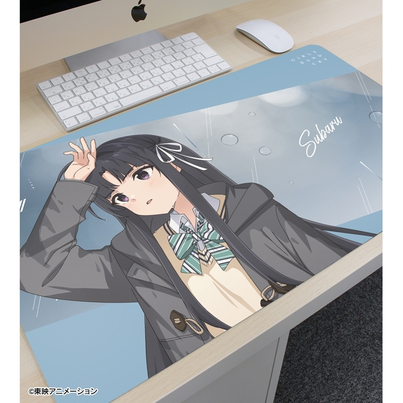 ガールズバンドクライ 描き下ろし 安和 すばる In the rain ver. マルチデスクマット 画像 3 | AniSmile