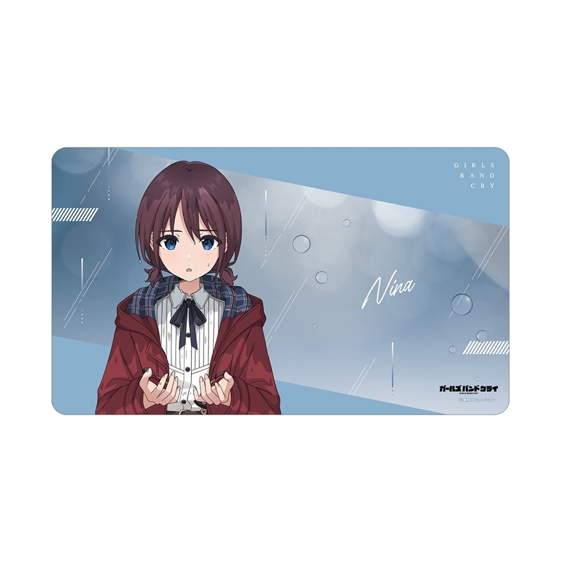 ガールズバンドクライ 描き下ろし 井芹 仁菜 In the rain ver. マルチデスクマット - 公式商品画像 | AniSmile