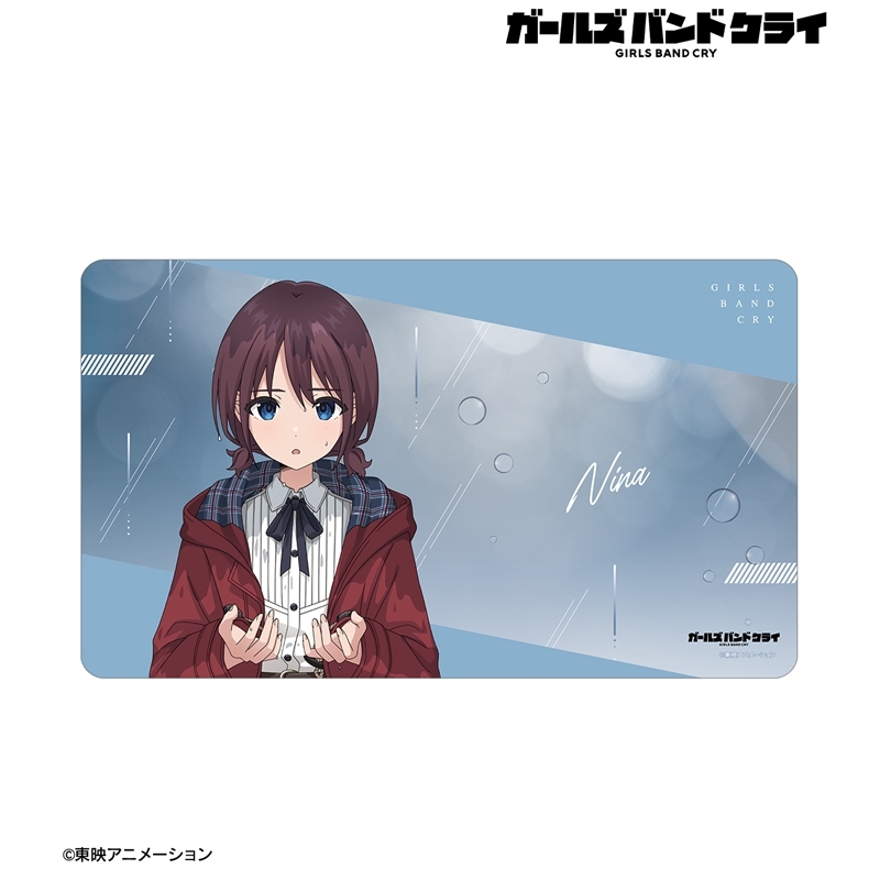 ガールズバンドクライ 描き下ろし 井芹 仁菜 In the rain ver. マルチデスクマット 画像 2 | AniSmile