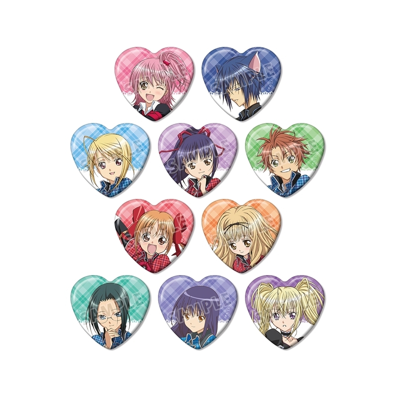 TVアニメ『しゅごキャラ!』 トレーディングハート型缶バッジ vol.3(単位/単品) - 公式商品画像 | AniSmile