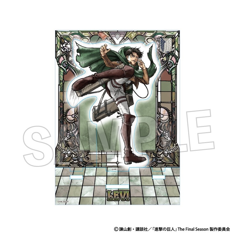 進撃の巨人 激高!!アクリルアートプレート リヴァイ - 公式商品画像 | AniSmile