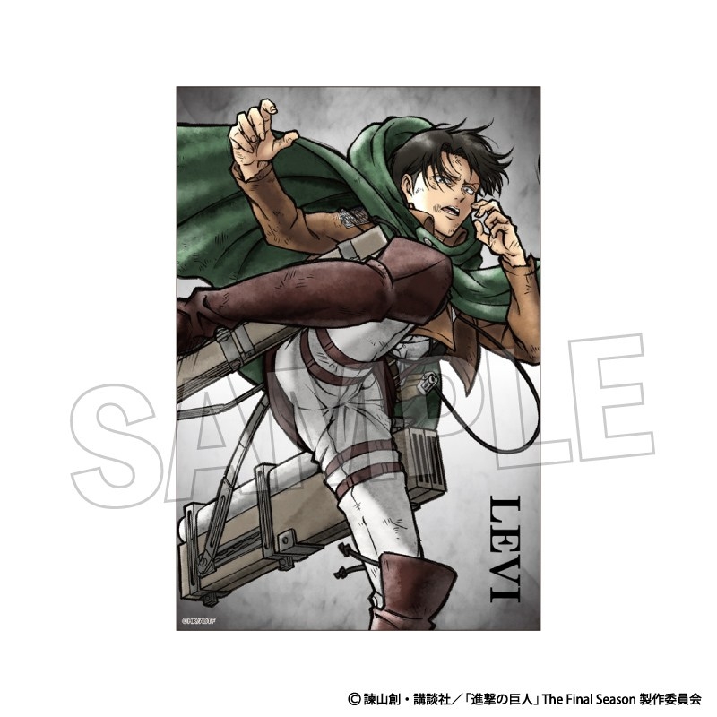 進撃の巨人 激高!!スタンドカード リヴァイ - 公式商品画像 | AniSmile