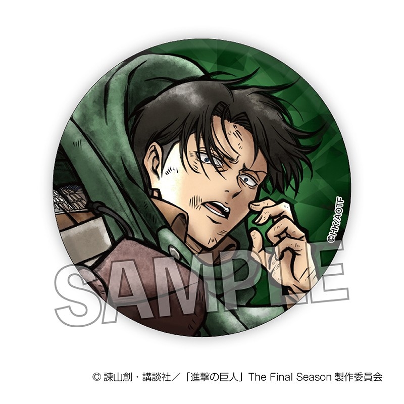 進撃の巨人 激高!!トレーディング缶バッジ 画像 4 | AniSmile
